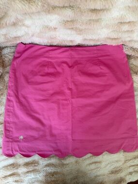 Lilly Pulitzer Pink Women's Scallop Hem Skirt